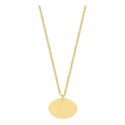 Treasure Collection TC-49369 14 karaat gouden ketting met rondje 41-45 cm