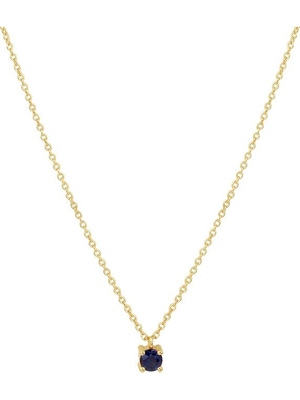 Treasure Collection TC-881884 14 karaat gouden ketting met saffier 40-44 cm