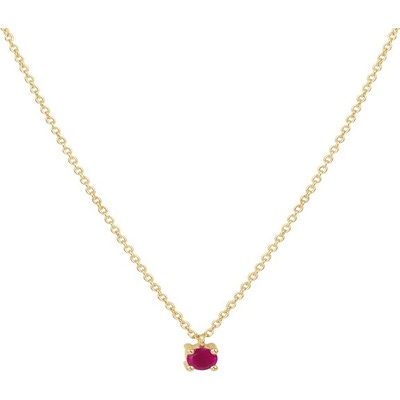 Treasure Collection TC-881881 14 karaat gouden robijn collier 40-44 cm