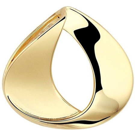 Treasure Collection L199 14 karaat gouden hanger druppel 18 mm