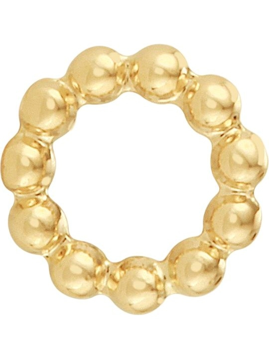 Treasure Collection L537 14 karaat gouden hanger bolletjes 7 mm