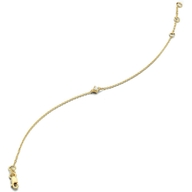 armband diamant 165 - 185 cm g si 14K geelgoud