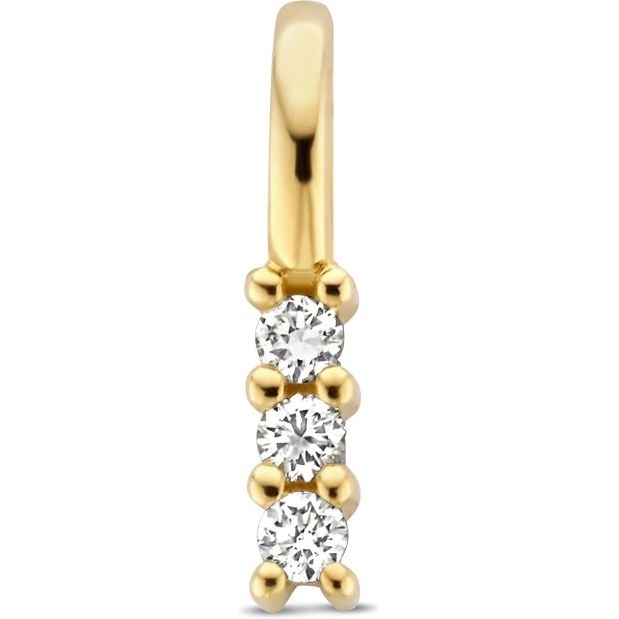Treasure Collection Q065 14k gouden hanger met 0,05 ct diamant