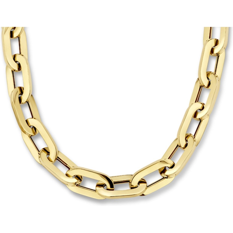 The House Of Jewels THOJ0709 14k gouden paperclip ketting 12 mm 46 cm