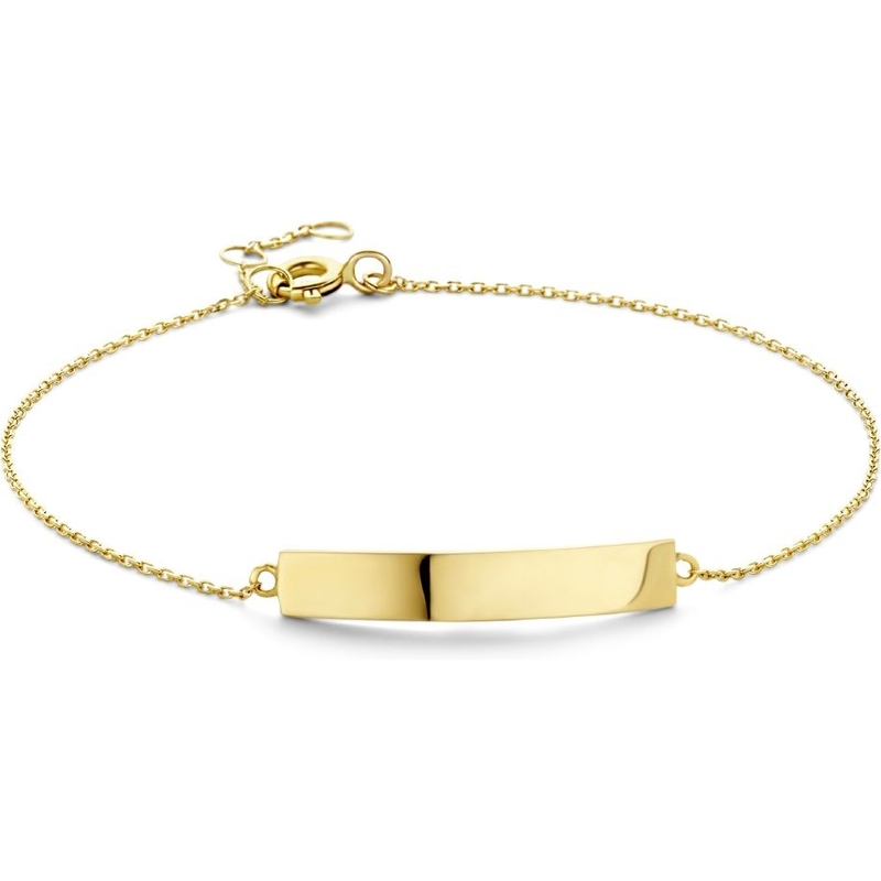 Treasure Collection 882756 14k gouden graveerarmband 4 mm