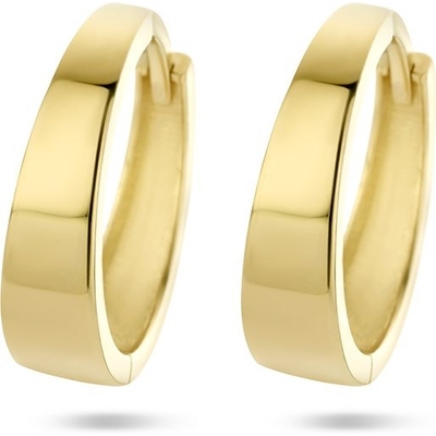 klapoorringen 14K geelgoud
