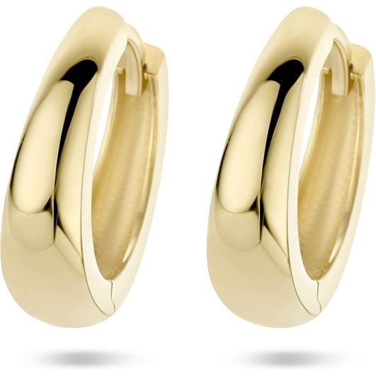 Treasure Collection 883169 14k gouden klapcreolen 13,5 mm