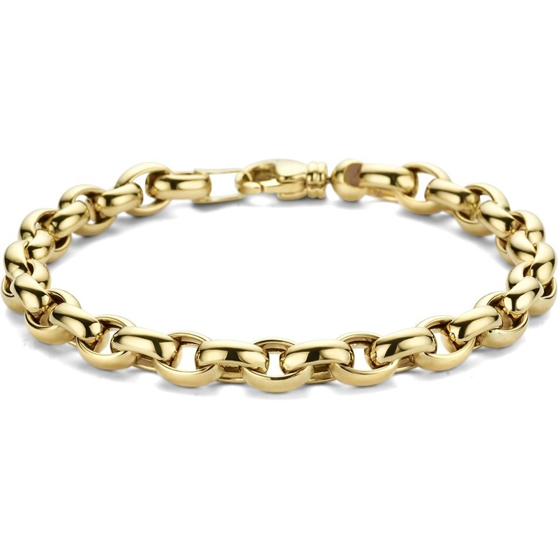 The House Of Jewels THOJ0619 14k gouden schakelarmband jasseron 6,5 mm