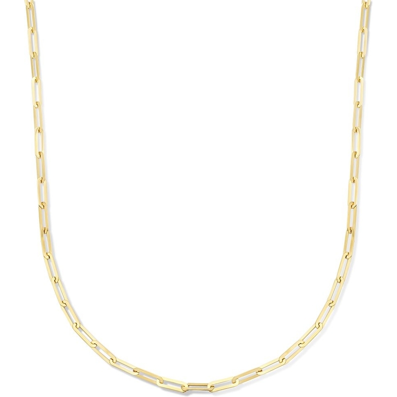 The House Of Jewels THOJ0651 14k gouden schakelketting paperclip 45 cm