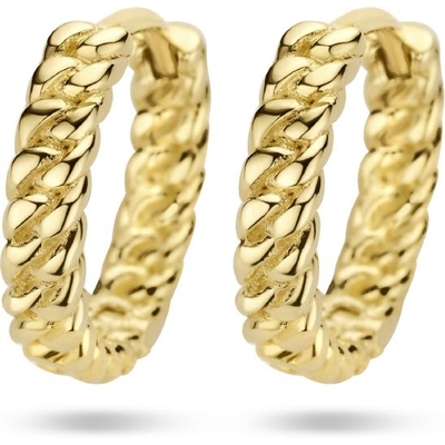 klapoorringen 14K geelgoud
