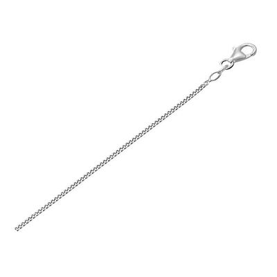 Treasure Collection TC-881501 14 karaat witgouden gourmet ketting 1,4 mm