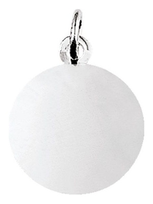 Treasure Collection TC-881677 14 karaat witgouden graveerhanger