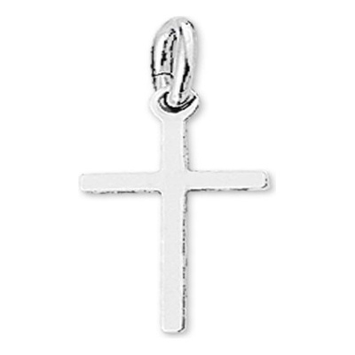 Treasure Collection TC-881347 14 karaat witgouden hanger kruis 15,5 mm