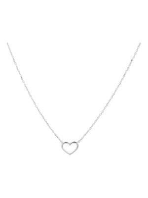 collier hart 40 - 42 - 44 cm 14K witgoud