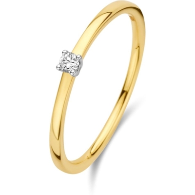 The House Of Jewels THOJ2610 14k gouden verlovingsring met 0,05 ct diamant
