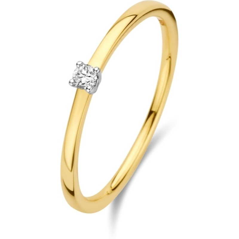 The House Of Jewels THOJ2610 14k gouden verlovingsring met 0,05 ct diamant
