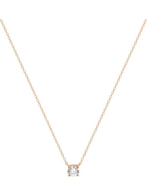 Treasure Collection TC-24862 14 karaat roségouden ketting met zirkonia 40-44 cm