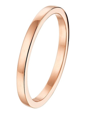 Treasure Collection TC-49190 14 karaat rose gouden aanschuifring 2 mm