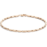 armband staafjes 19 mm 195 cm 14K rosgoud