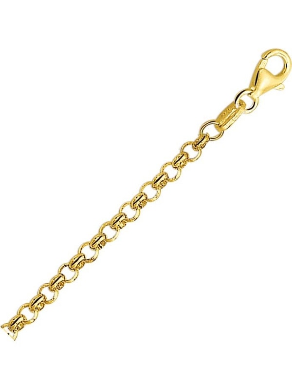 Treasure Collection TC-46174 14 karaat gouden armband jasseronschakels 3,3 mm