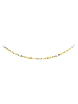 Treasure Collection TC-46177 14 karaat gouden bicolor collier 1,9 mm