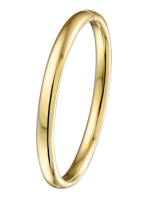 Treasure Collection TC-37290 14 karaat gouden slavenarmband met zilveren kern 6 mm