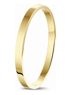 Treasure Collection TC-5000034 14 karaat gouden slavenarmband met zilveren kern 7 mm