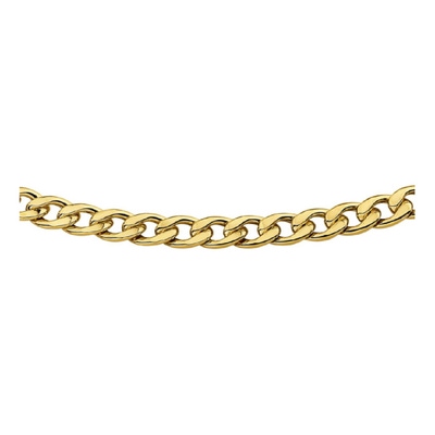 Treasure Collection TC-48837 14 karaat gouden zilgold gourmet collier met zilveren kern