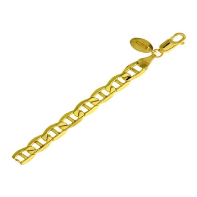 Treasure Collection TC-43187 Gouden armband met zilveren kern 6,5 mm breed
