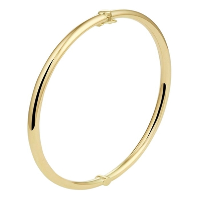 Treasure Collection TC-882148 14k gouden zilgold slavenarmband rond 3 mm