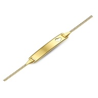 Treasure Collection TC-33600 dames naamplaat armband met hartje