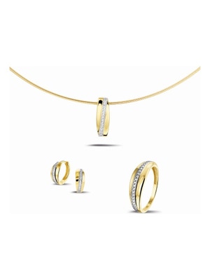 Treasure Collection TC-C148set Gouden sieradenset met zirkonia