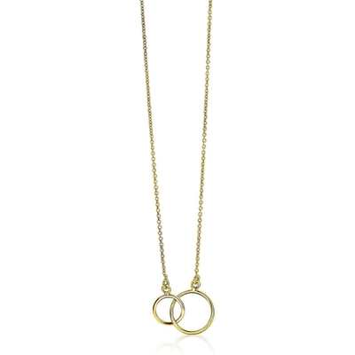 ZINZI ZGC115 14k gouden ketting met open rondjes