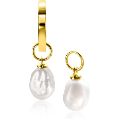 ZINZI ZGCH405 14k gouden oorbedels met parel