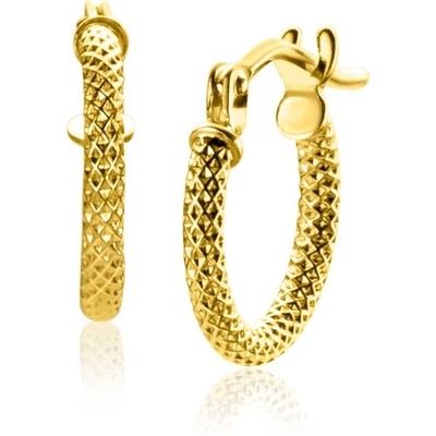 ZINZI ZGO330 14k gouden oorringen buis 1,6 mm