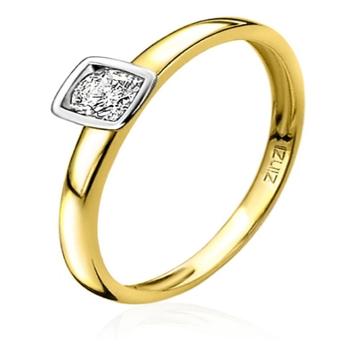 ZINZI ZGR150 14 karaat gouden aanschuifring met zirkonia