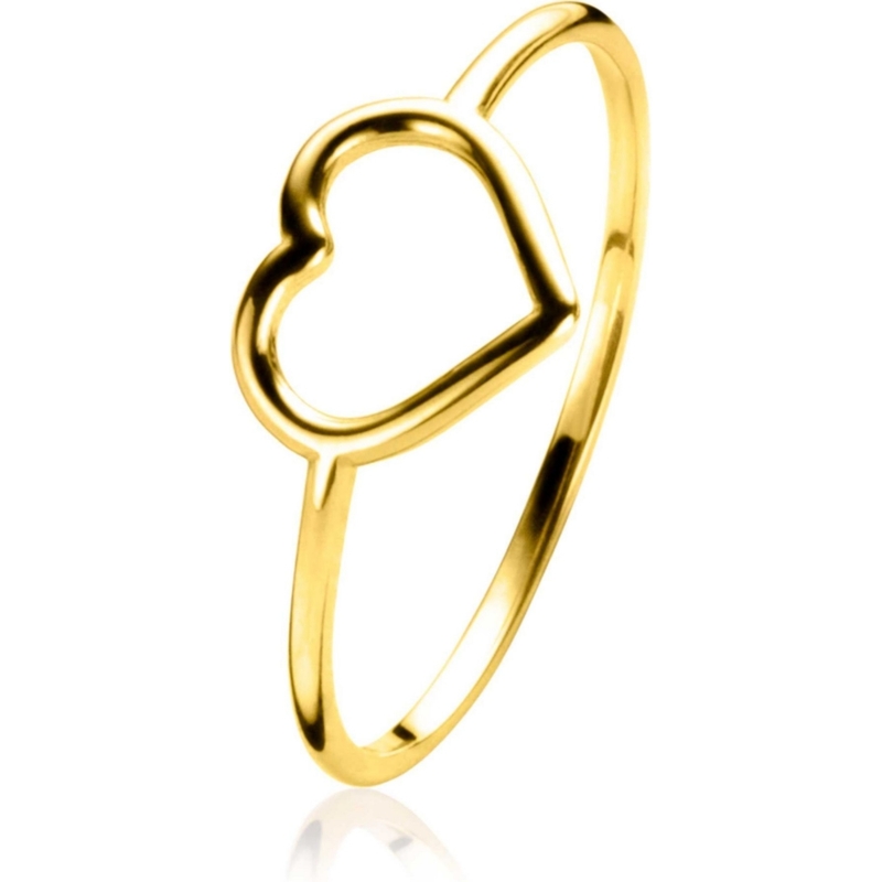 ZINZI ZGR378 14k gouden ring open hart