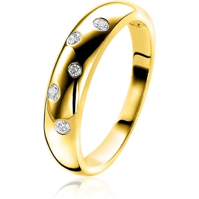 ZINZI ZGR82 14k gouden ring met 0,09 ct diamant