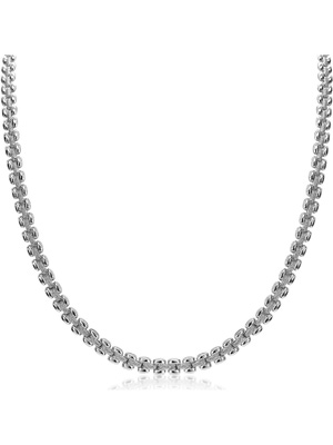 ZINZI ZIC1997 Zilveren collier rolex schakels 43 cm