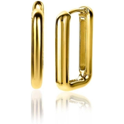 ZINZI ZIO2221G Goudkleurige oorringen ovaal