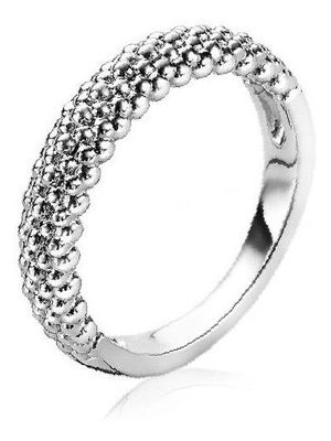 ZINZI ZIR1968 Zilveren ring met bolletjes 4,8 mm